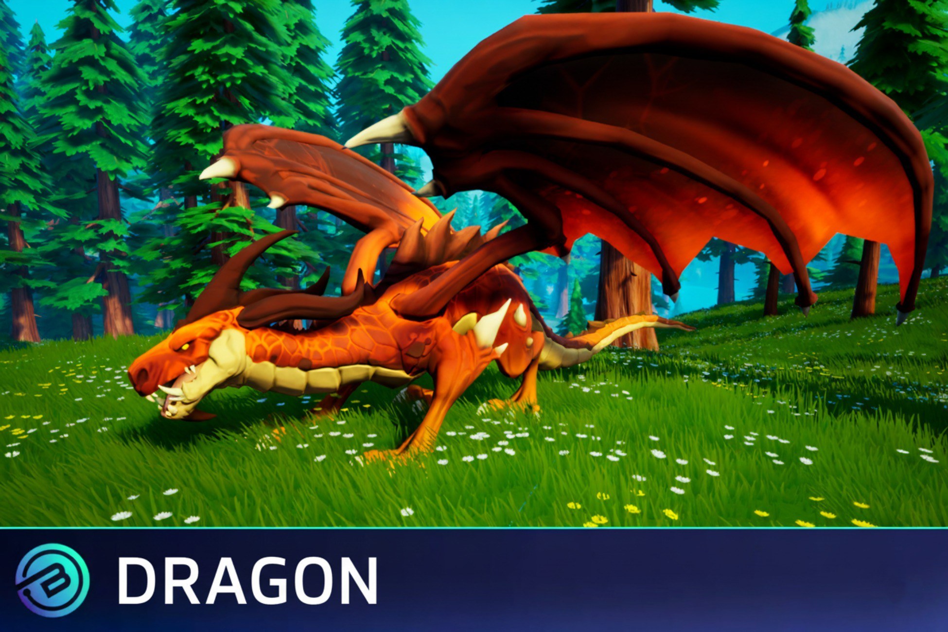 Stylized Dragon - Fantasy RPG Creature