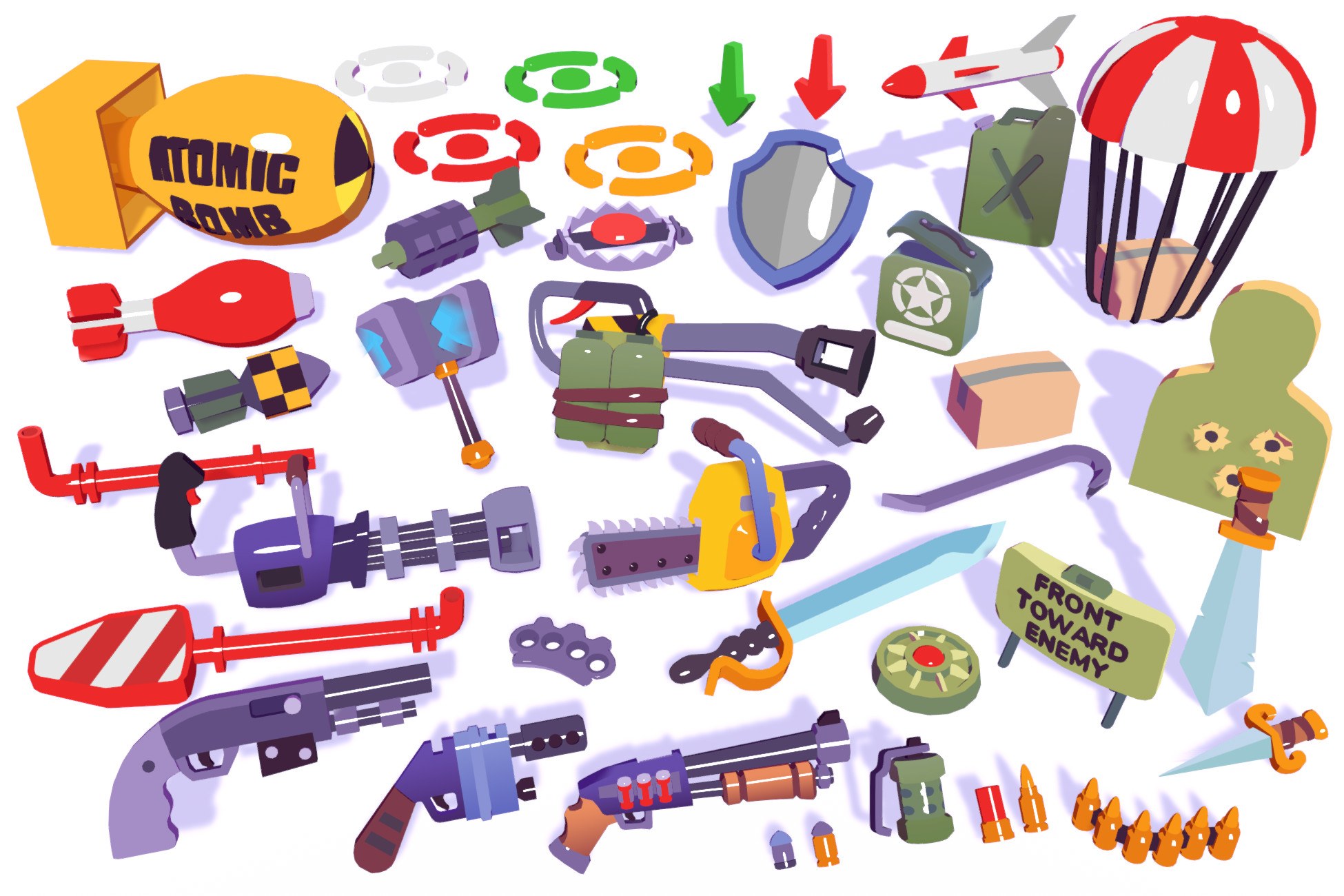 Hypercasual Action Props Pack Volume 2