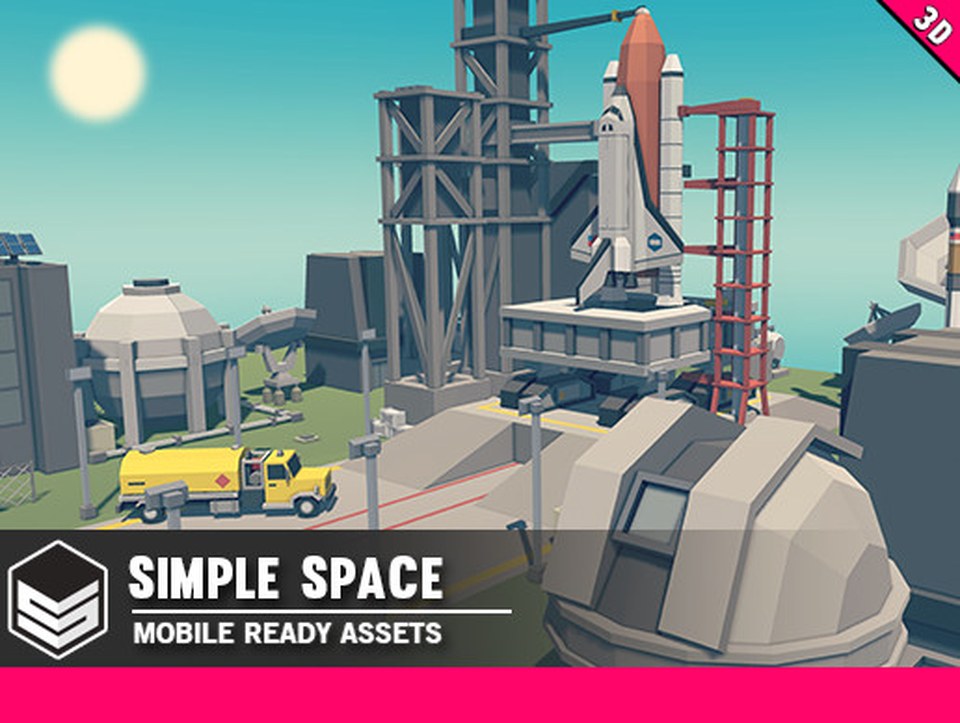 Simple Space - Cartoon Assets
