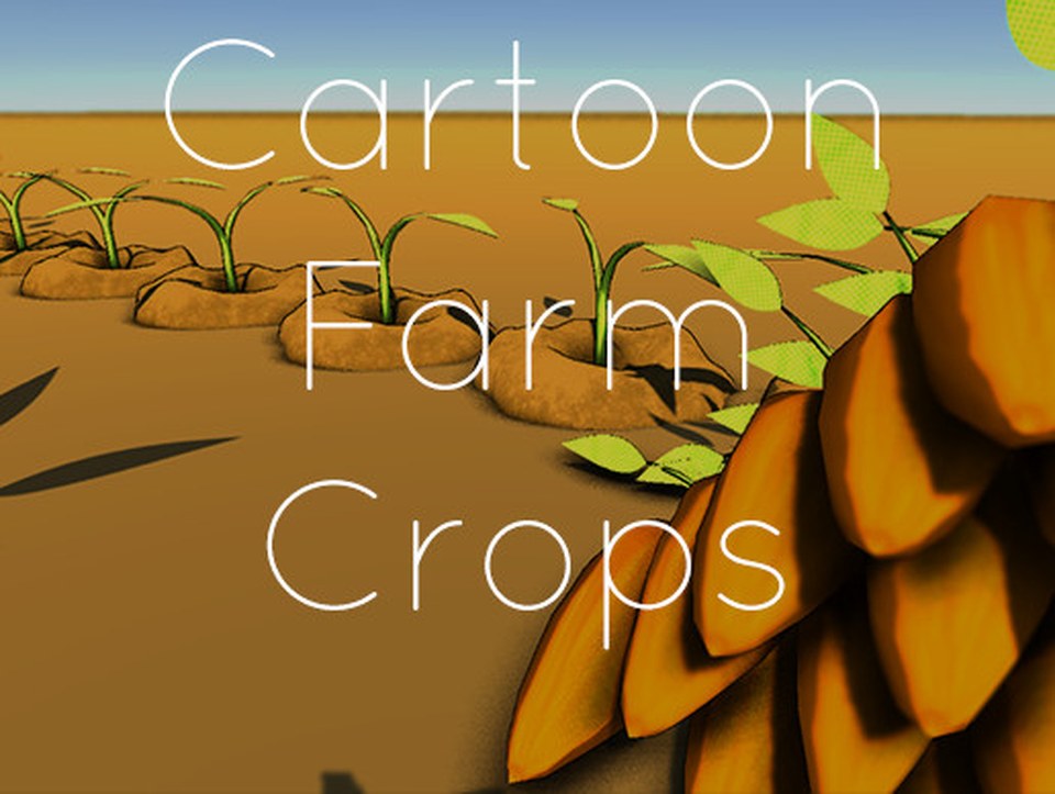 Cartoon Farm Crops