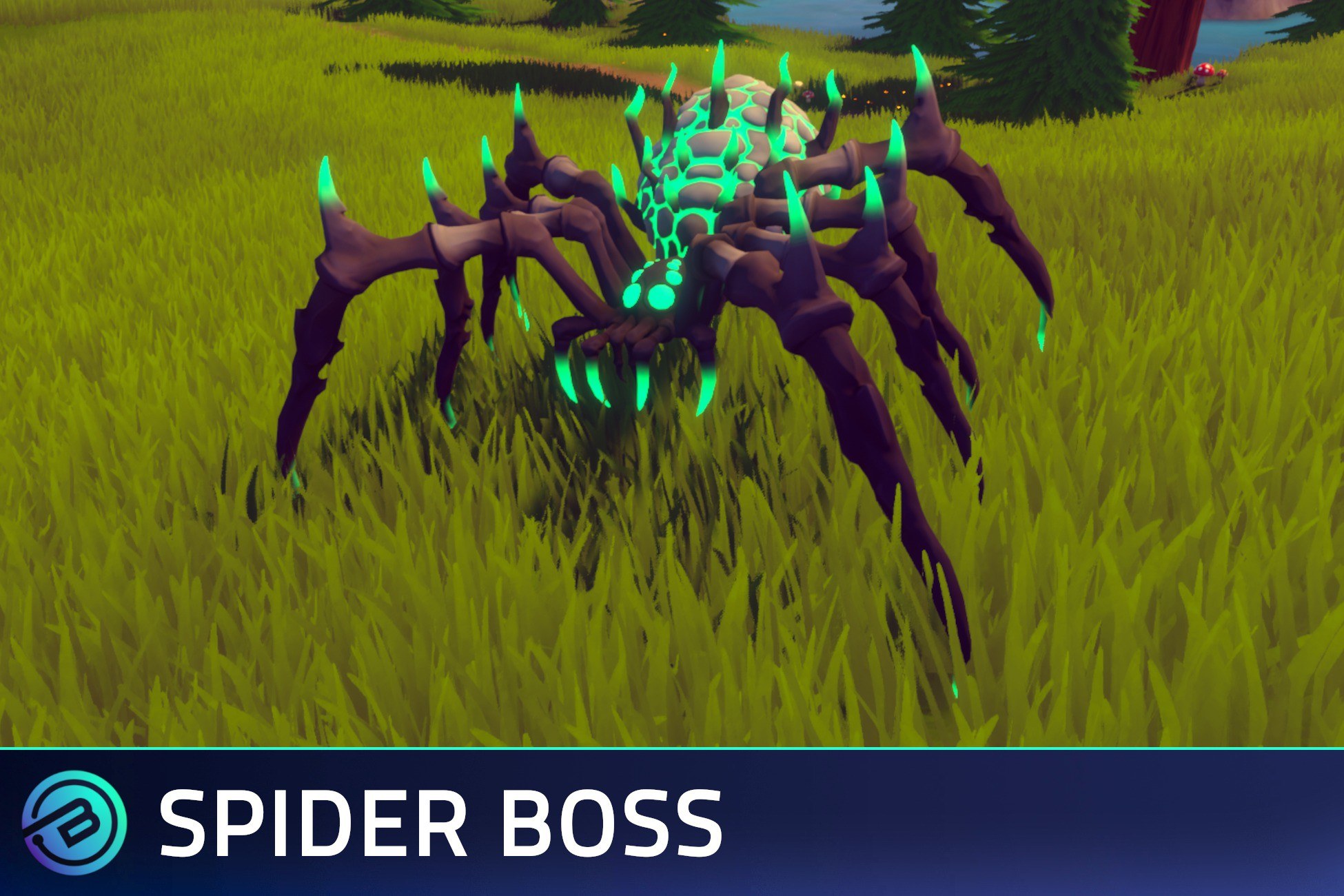 Stylized Spider Boss - RPG Forest Animal