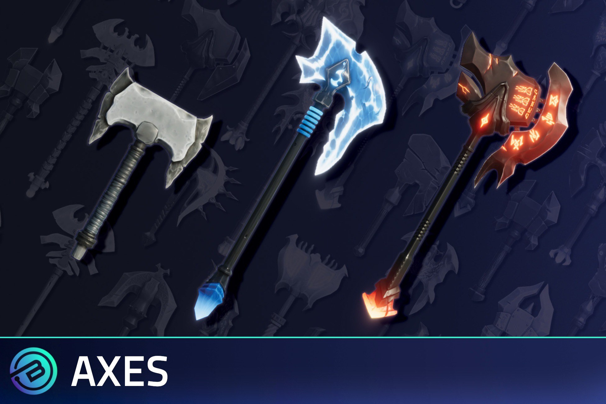 Stylized Axes - RPG Weapons