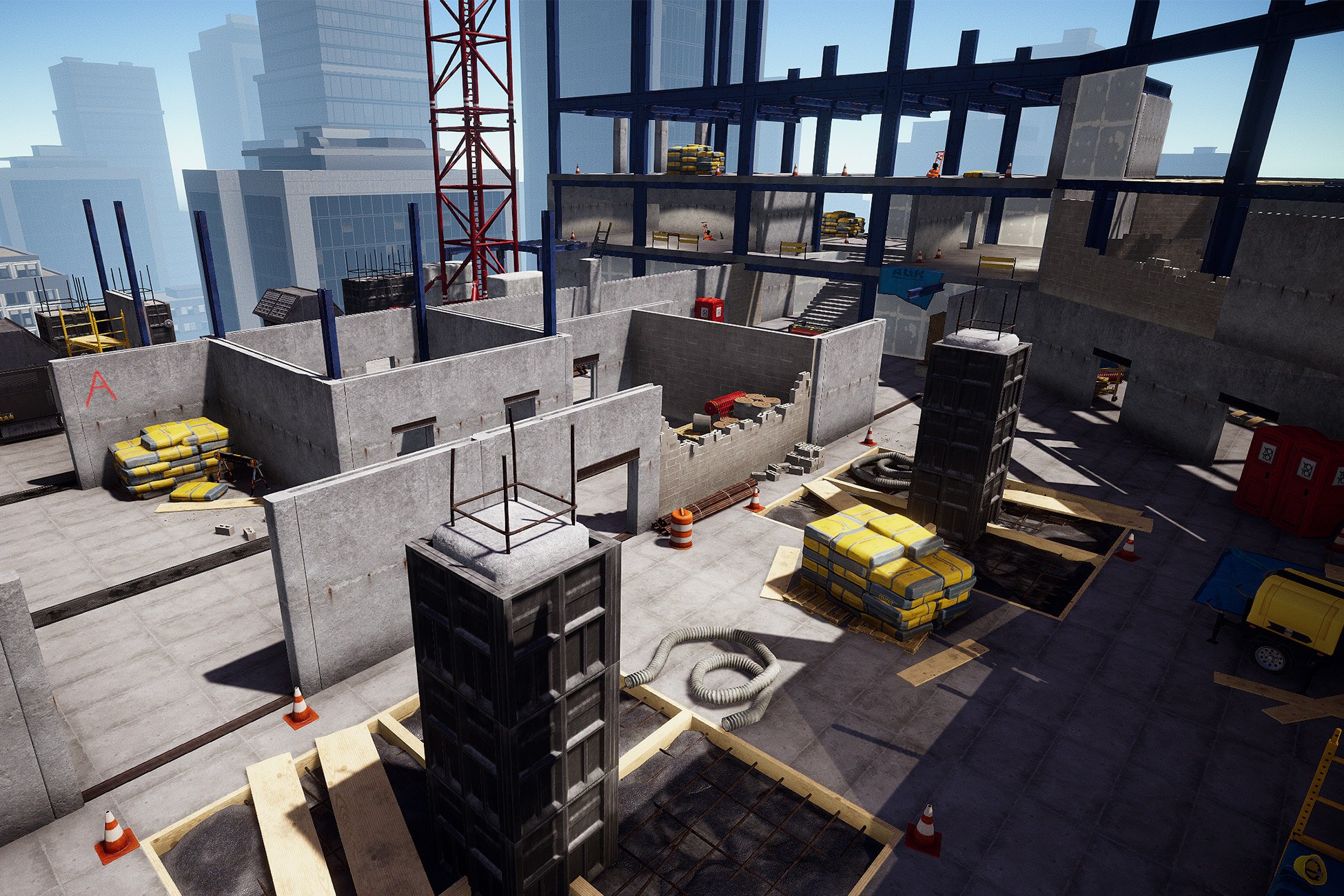Skyscraper Construction Yard