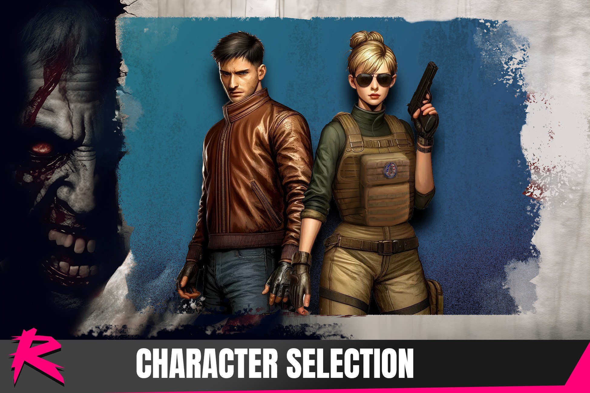 Retro Horror Template - Character Selection