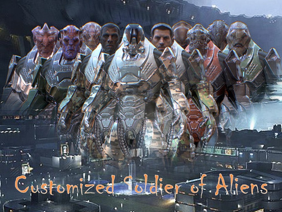 PBR Customized Alien Soldier