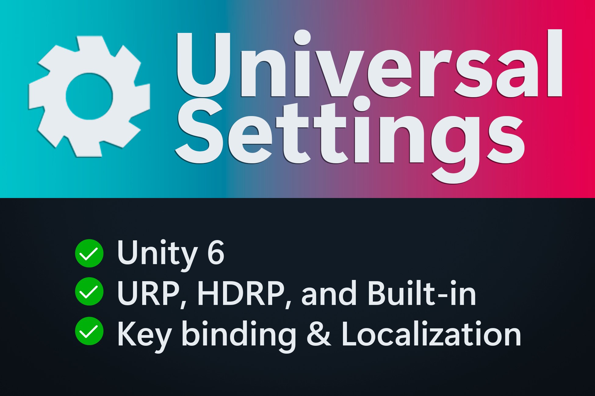 Universal Settings 2