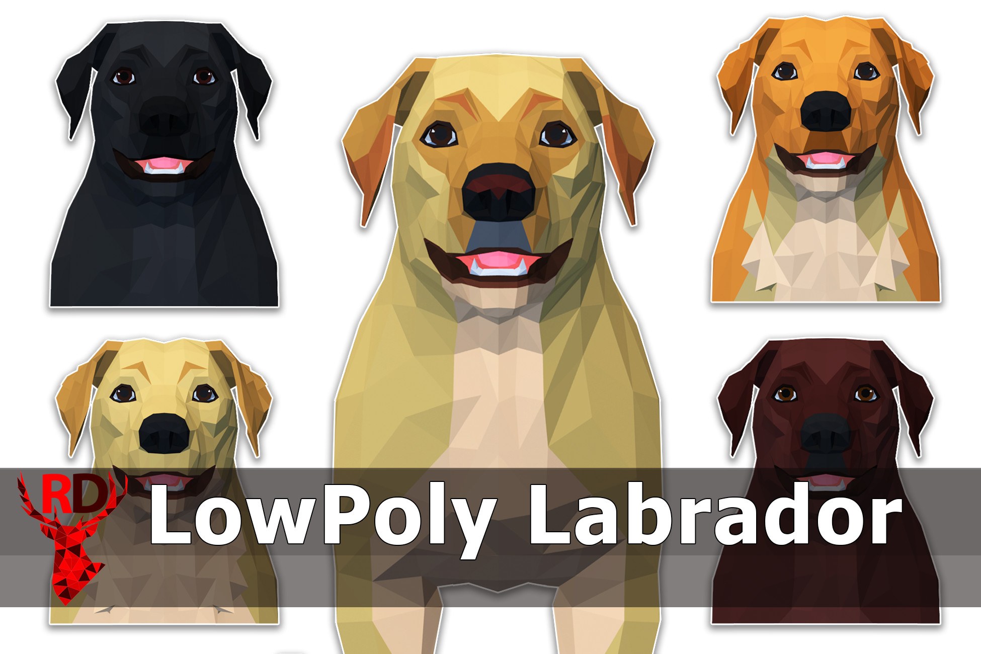 LowPoly Dog - Labrador