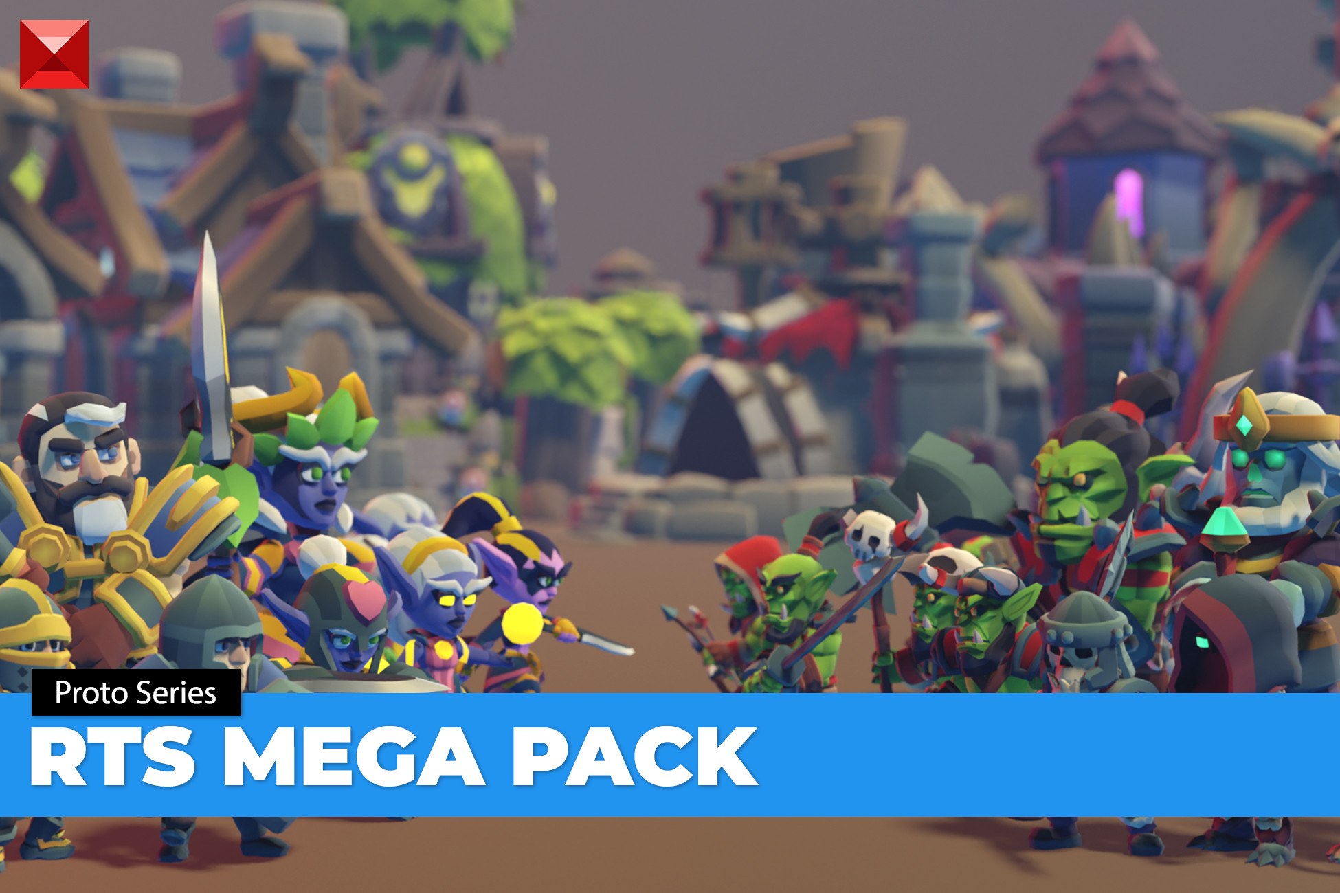 Human, Orcs, Undead & Elves - RTS Mega Pack