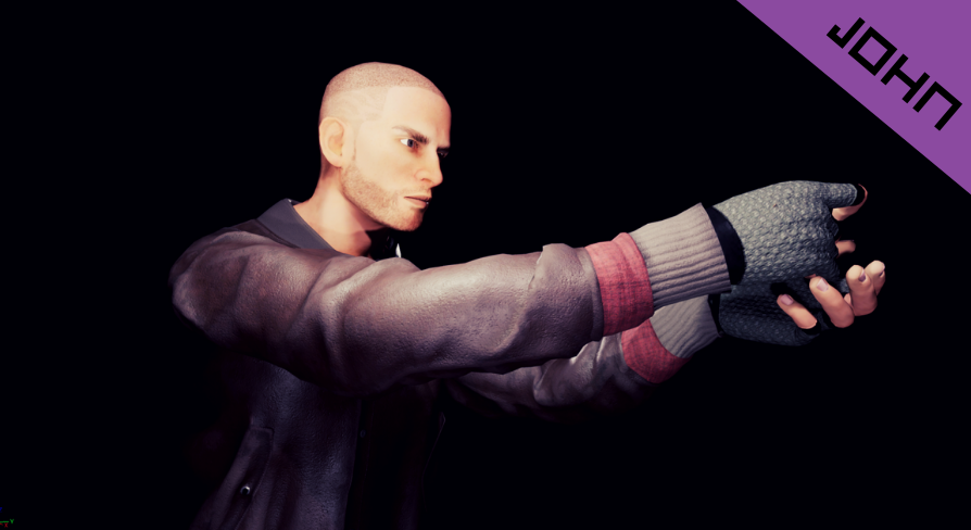 Man Character (Character, Man, Man Character, Action Hero, Action Character)