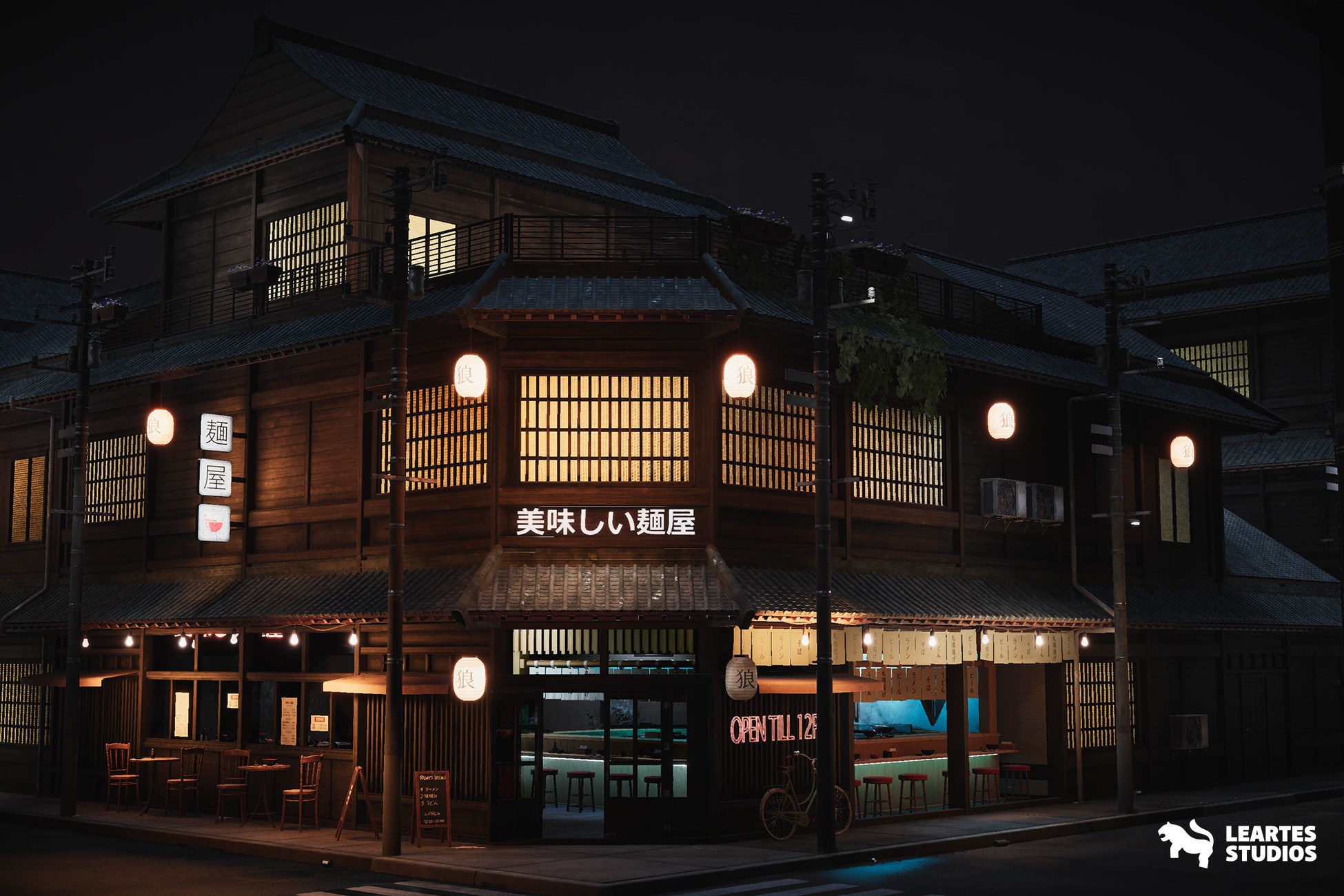 Ramen Restaurant Environment