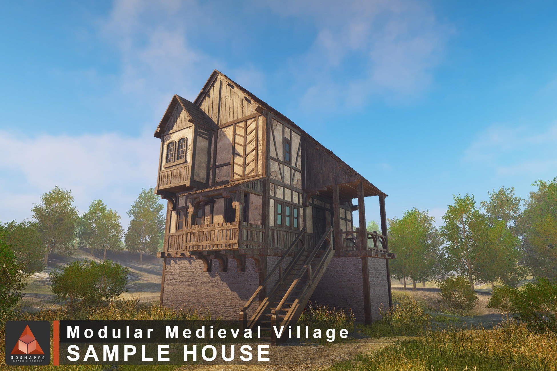 Modular Medieval Village – Sample House