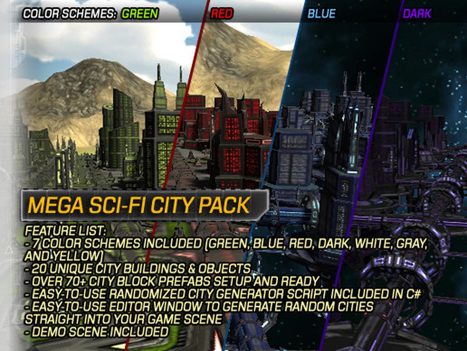 Mega Sci-Fi City Pack