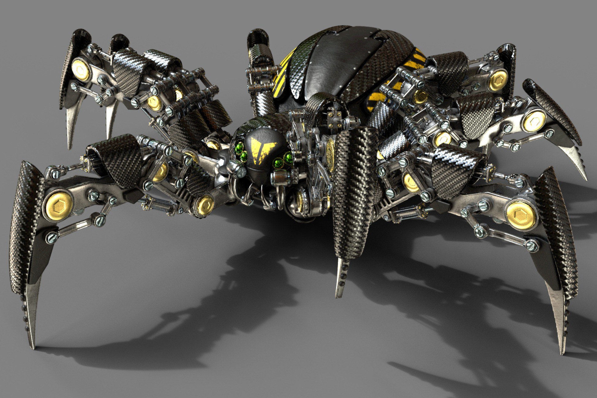 Animated Mechanical Spider